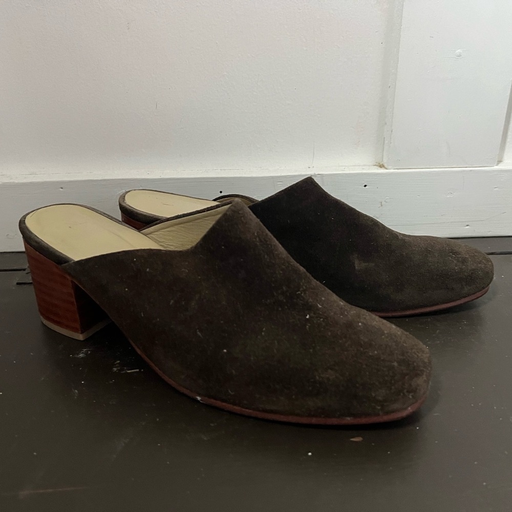 Nisolo Paloma Suede Mules 9.5